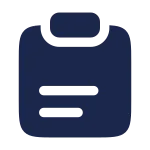 Clipboard Text SVG Icon